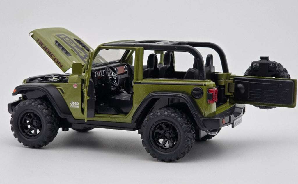 Jeep Wrangler Rubicon 1:24  diecast scale model car