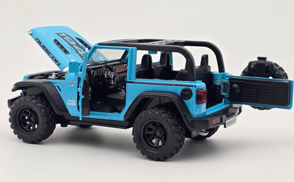 Jeep Wrangler Rubicon 1:24  diecast scale model car