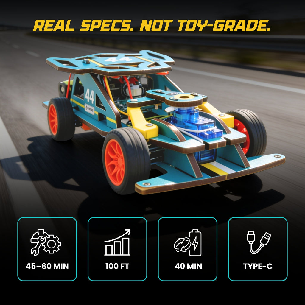Build a real machine with your hands. Then drive it.
