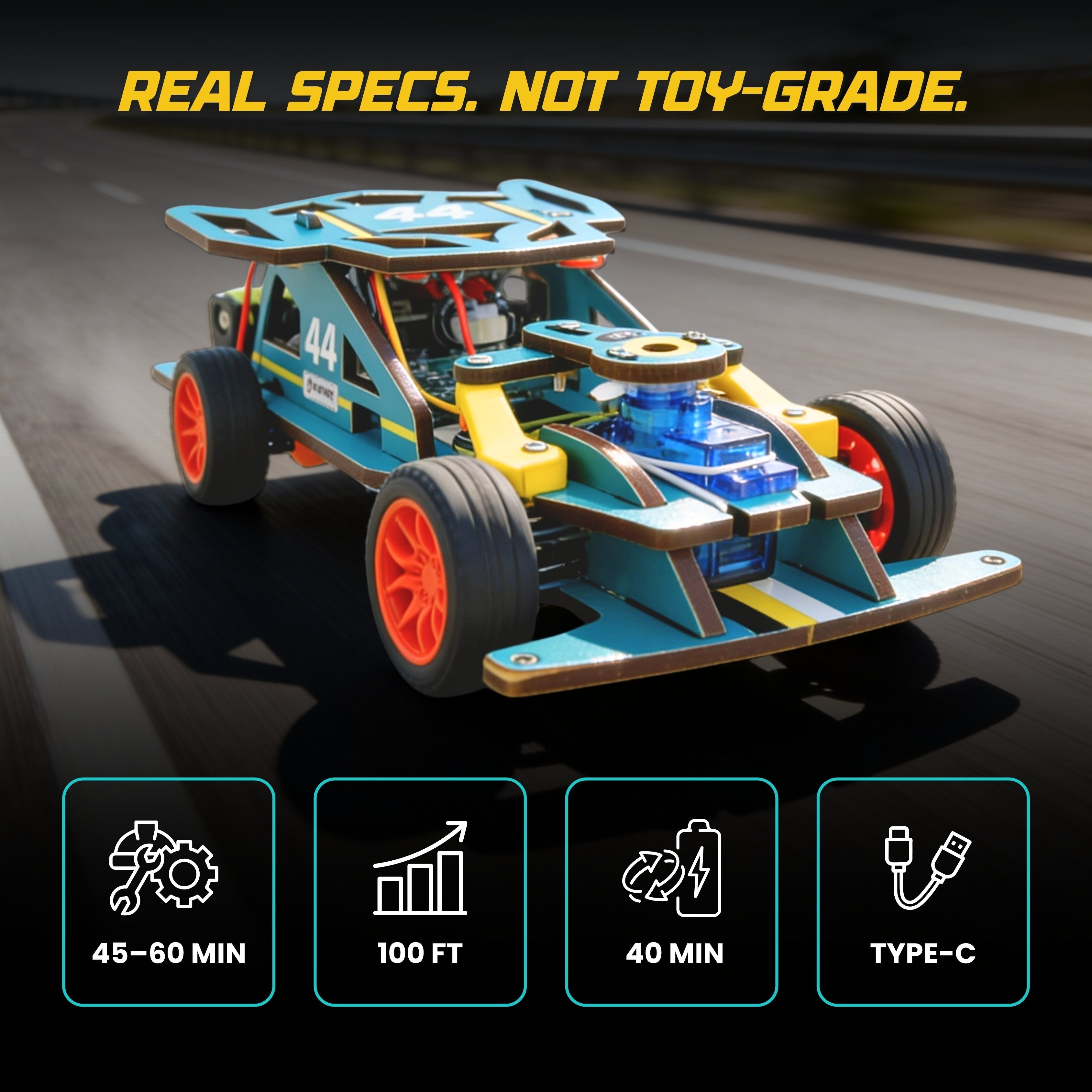 Build a real machine with your hands. Then drive it.