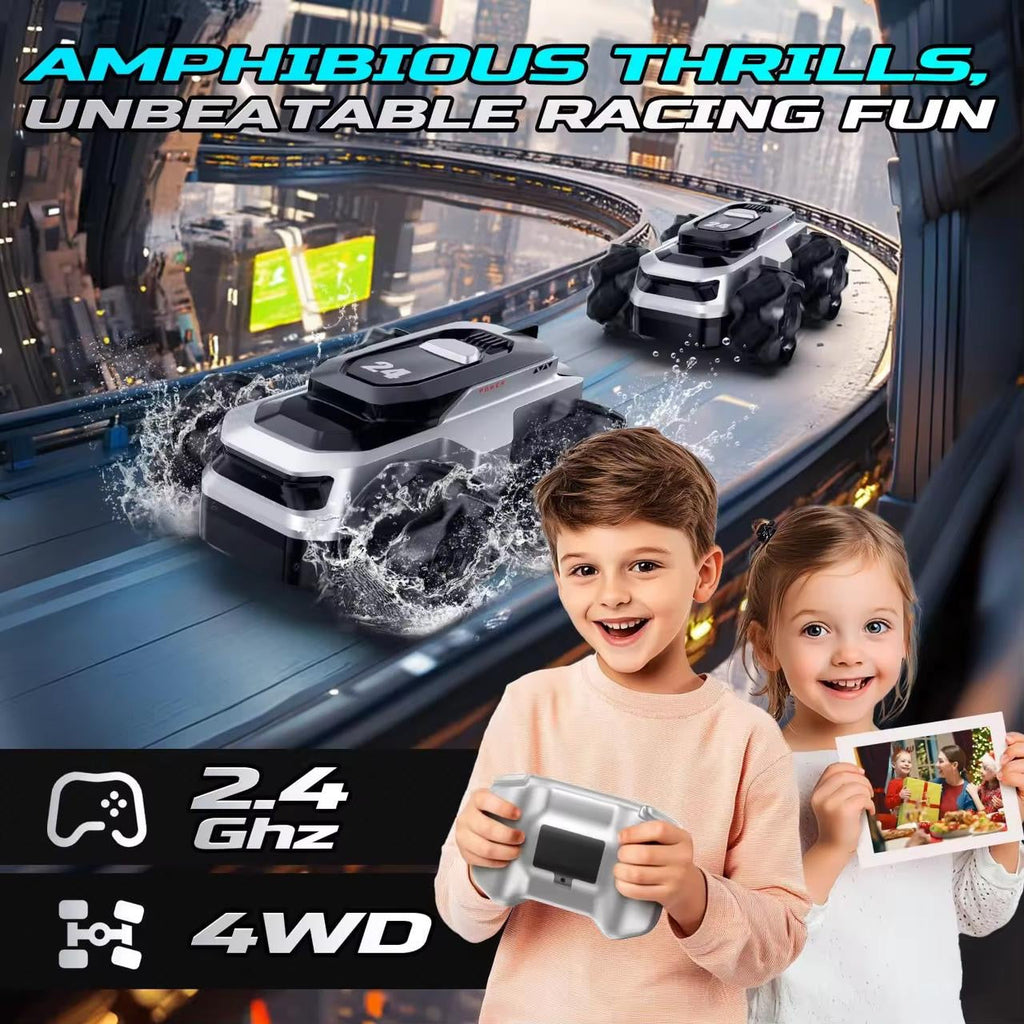All-Terrain RC Car (Land & Water)