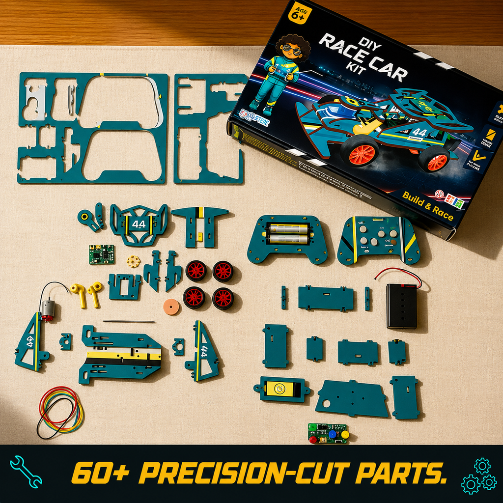 Build a real machine with your hands. Then drive it.