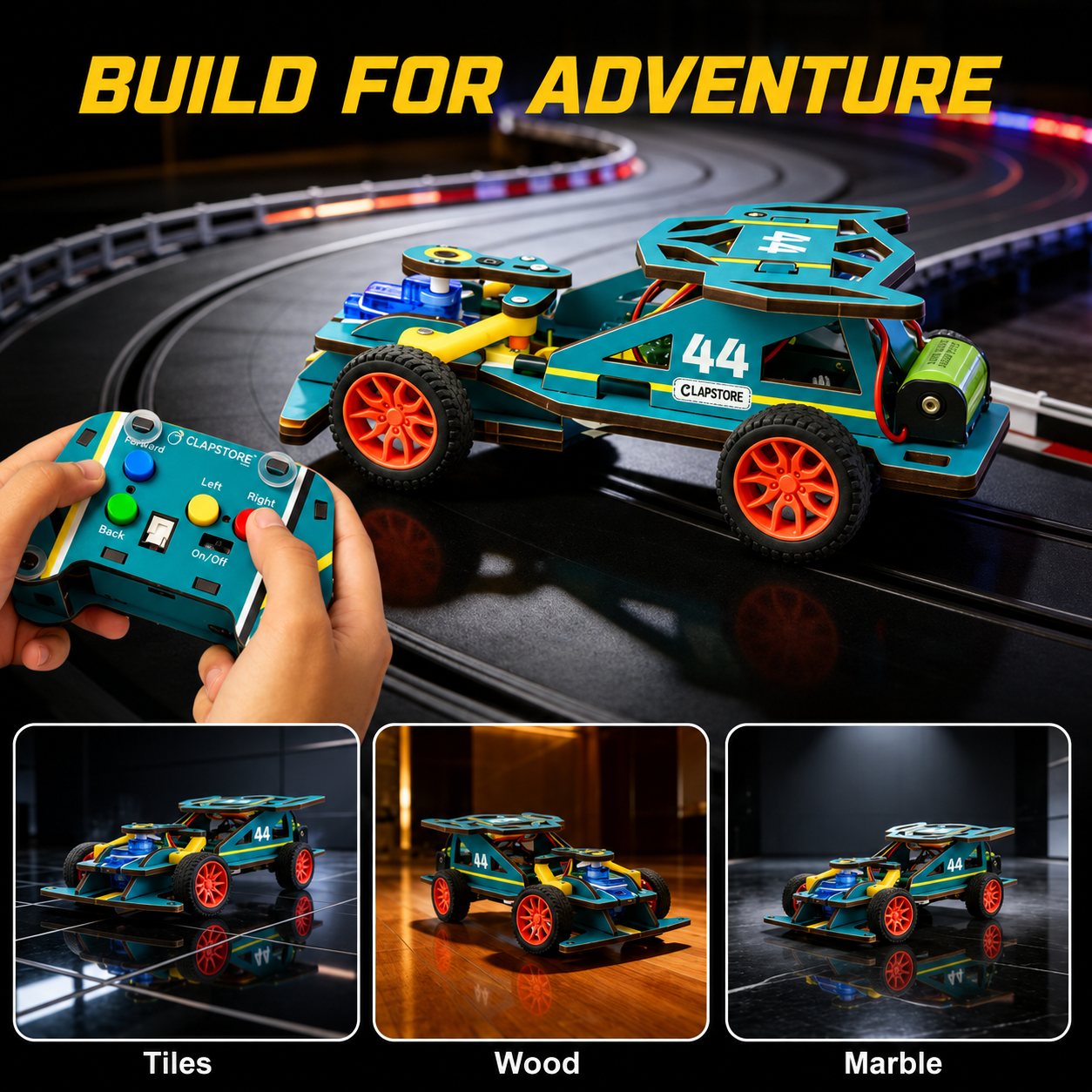 Build a real machine with your hands. Then drive it.