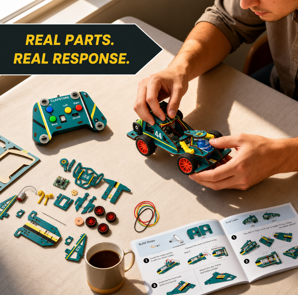 Build a real machine with your hands. Then drive it.